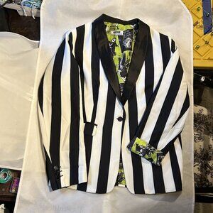 DC Comics Beetlejuice Black & White Blazer